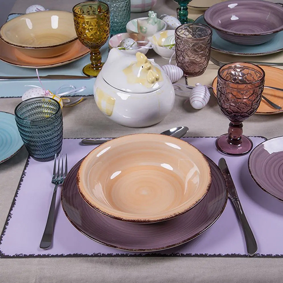 Set Tavola Aura Sunset