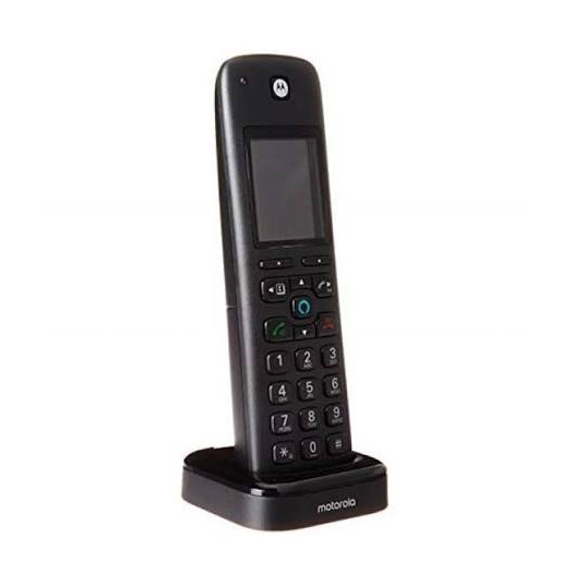 Portatile cordless Motorola nero con Alexa 